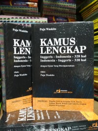 Kamus Inggris - Indonesia 316 hlm ; Ingris - Indonesia 323 hlm