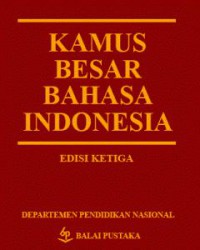 Kamus Lengkap Bahasa  Indonesia KBI Besar